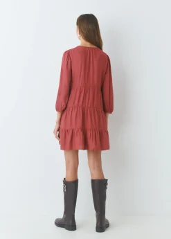 Vestidos Y Monos*Brownie Vestido corto liso Teja