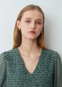 Vestidos Y Monos*Brownie Vestido estampado bicolor Verde