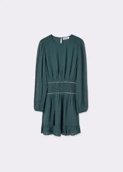 Vestidos Y Monos|Total Look*Brownie Vestido goma cintura detalle tachas