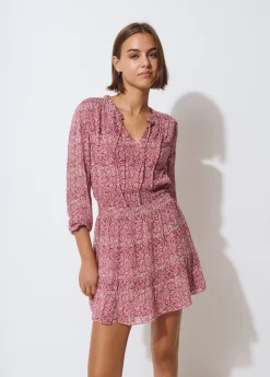 Vestidos Y Monos*Brownie Vestido smock estampado Teja