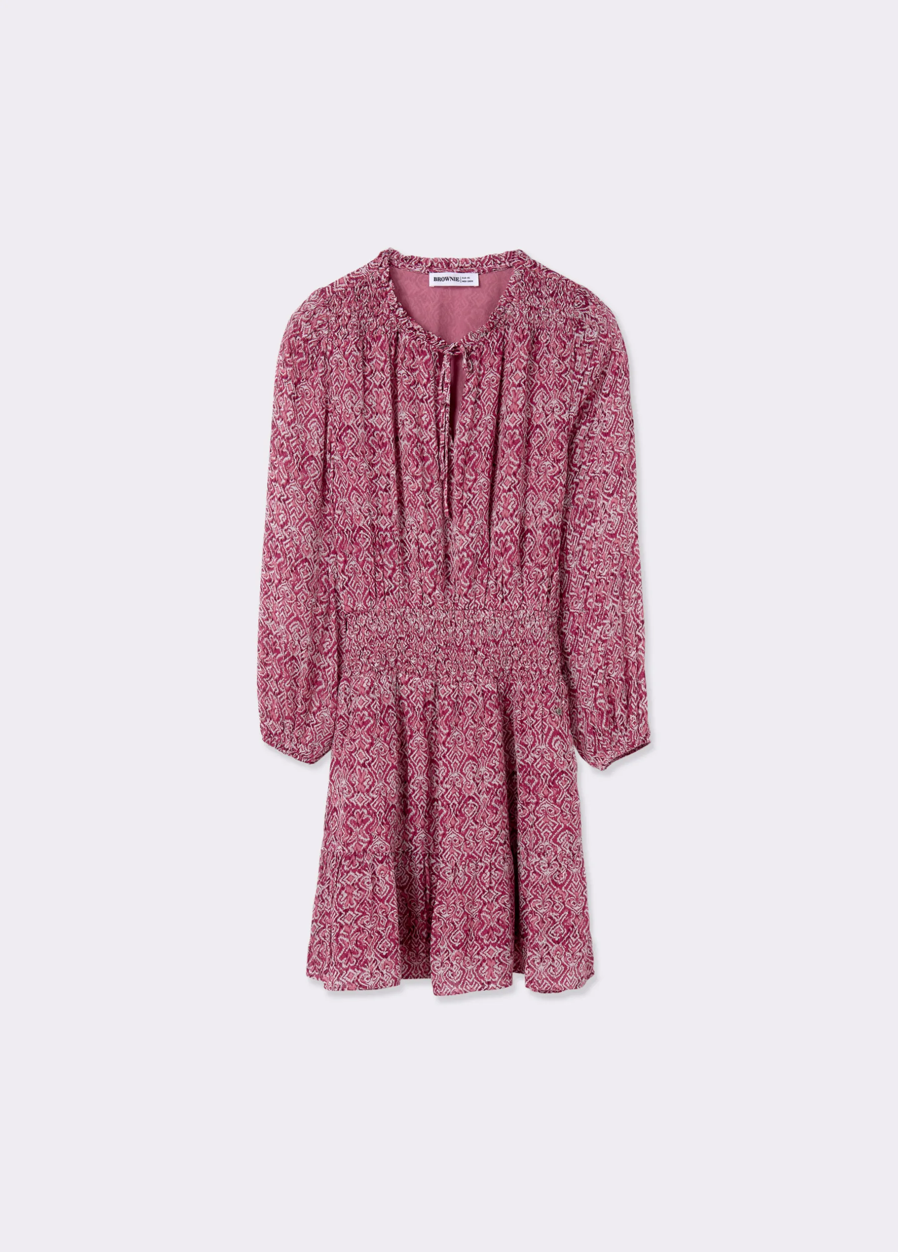 Vestidos Y Monos*Brownie Vestido smock estampado Teja